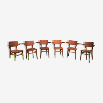 Set of 6 chairs bistro