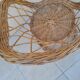 Vintage wicker armchair