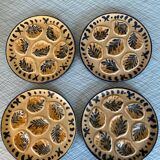 Pornic oyster plates