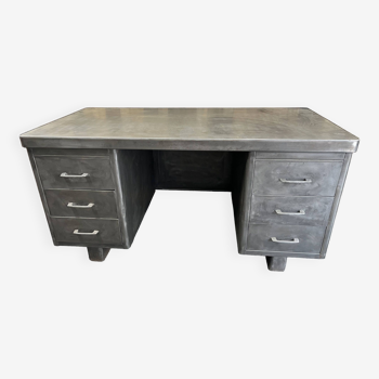 Metal industrial desk