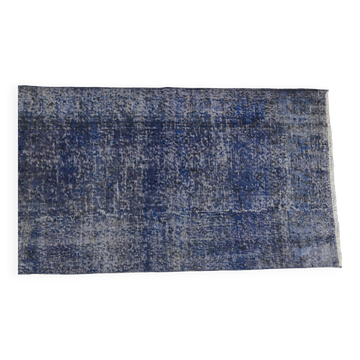 Blue Hallway Turkish Runner Rug sku1070