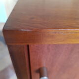 Bahut low teak vintage 80s