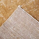 Turkish Traditional Mustard Vintage Area Rug, 108x211Cm