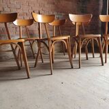 Set of seven chairs luterma 1960