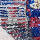 Colorful Boucherouite Moroccan rug - 86 x 152 cm