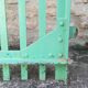 Plain riveted iron gate