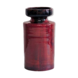 Brown flamed vintage vase