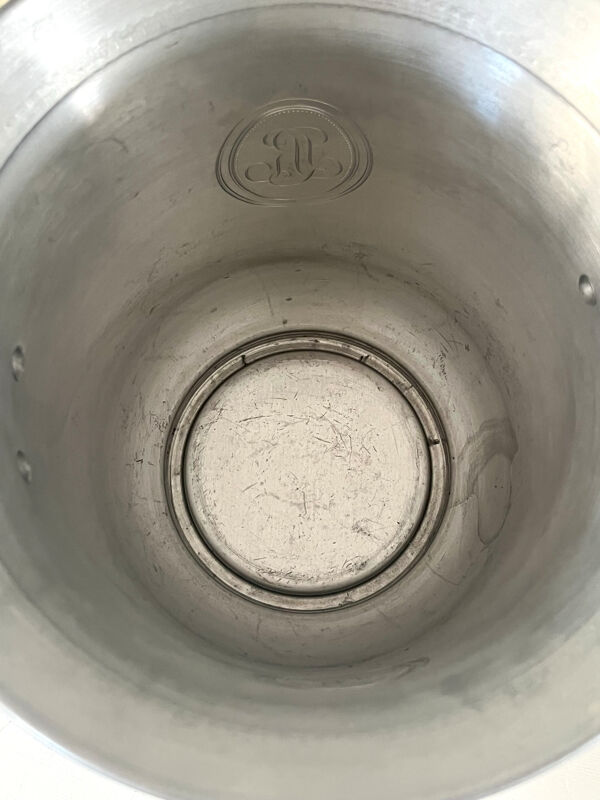 Seau à champagne Louis Roederer – Rafraîchisseur à vin en aluminium français