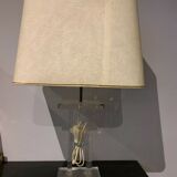 Pair of Plexiglas 20th century lamps
