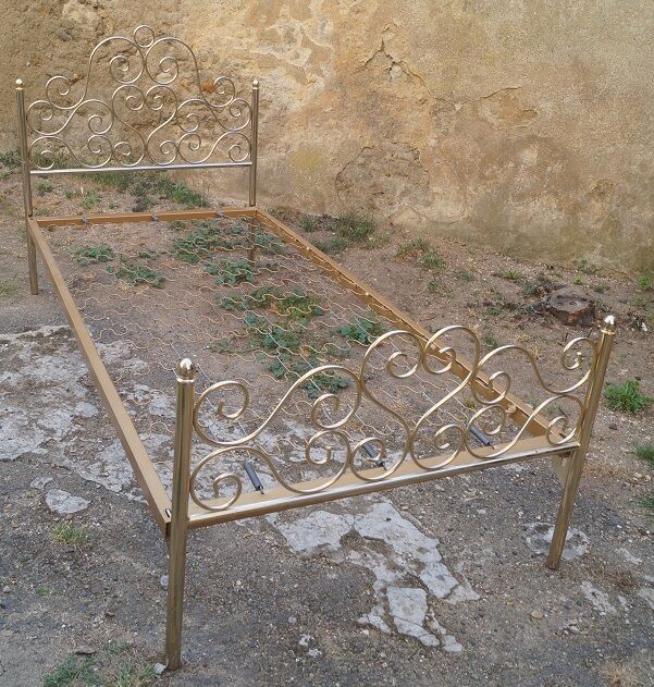 Brass volute bed 1960