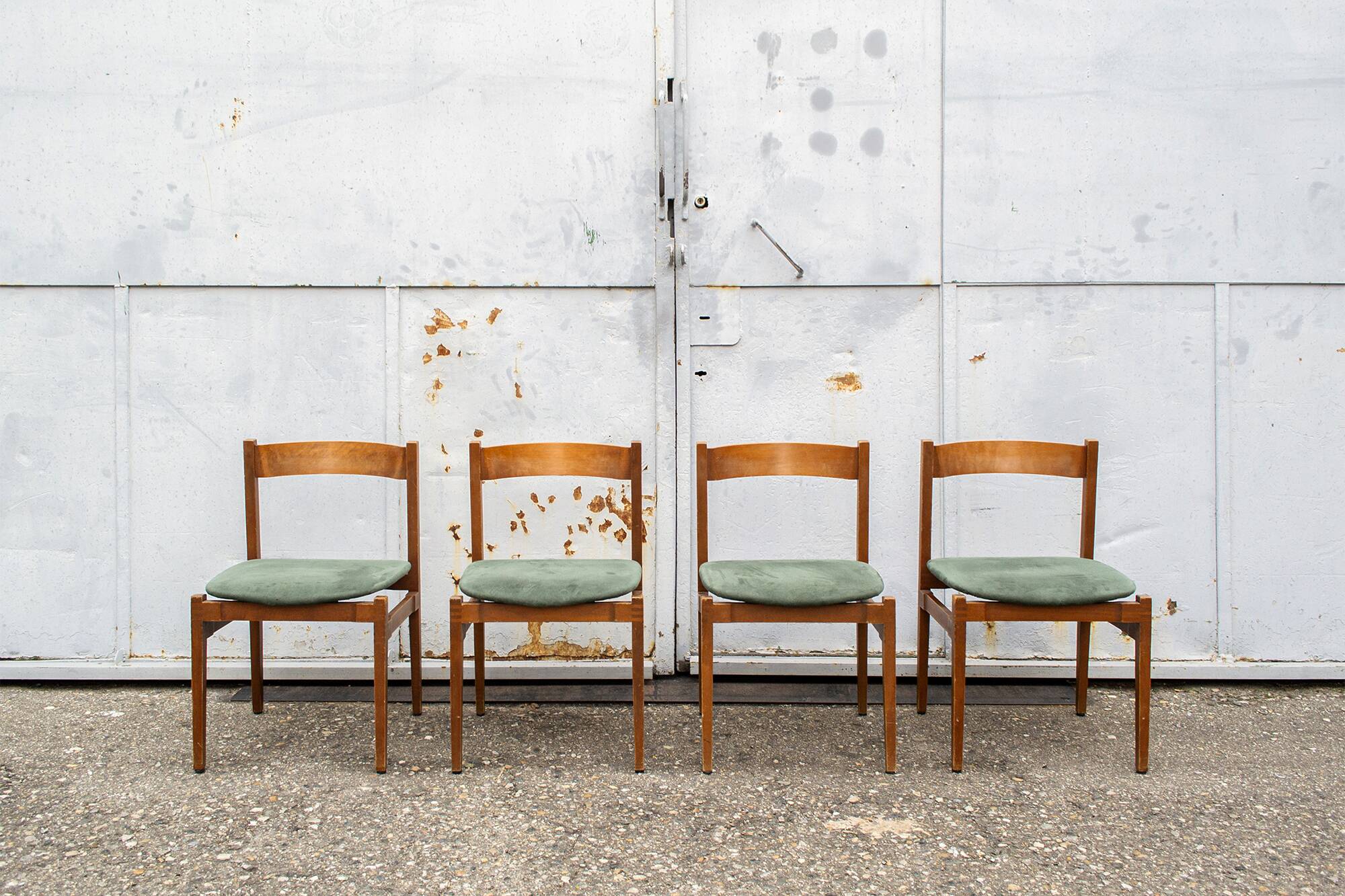 Dining Chairs Nr. 104 by G. Frattini for Cassina, 1961, Set of 4