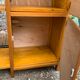 Bamboo cabinet woven and modular pine vintage 1960