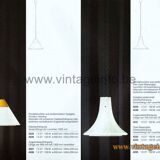 Rare Glashütte Limburg “Trumpet” pendant lamp – 1970s