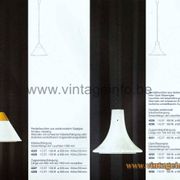 Rare "Trompette" pendant lamp by Glashütte Limburg – 1970s