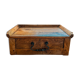 Olive wood storage cabinet