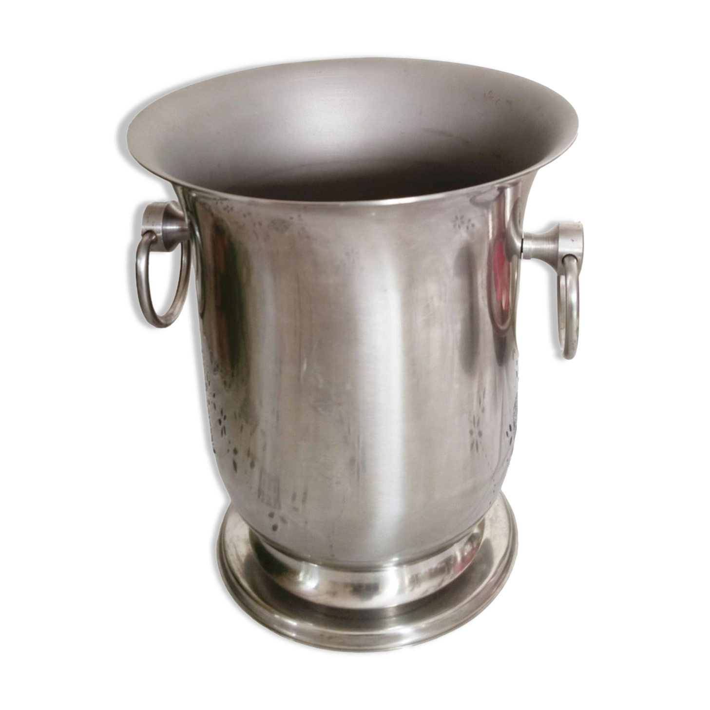 Jean Couzon stainless steel Champagne bucket, ice bucket, cooler