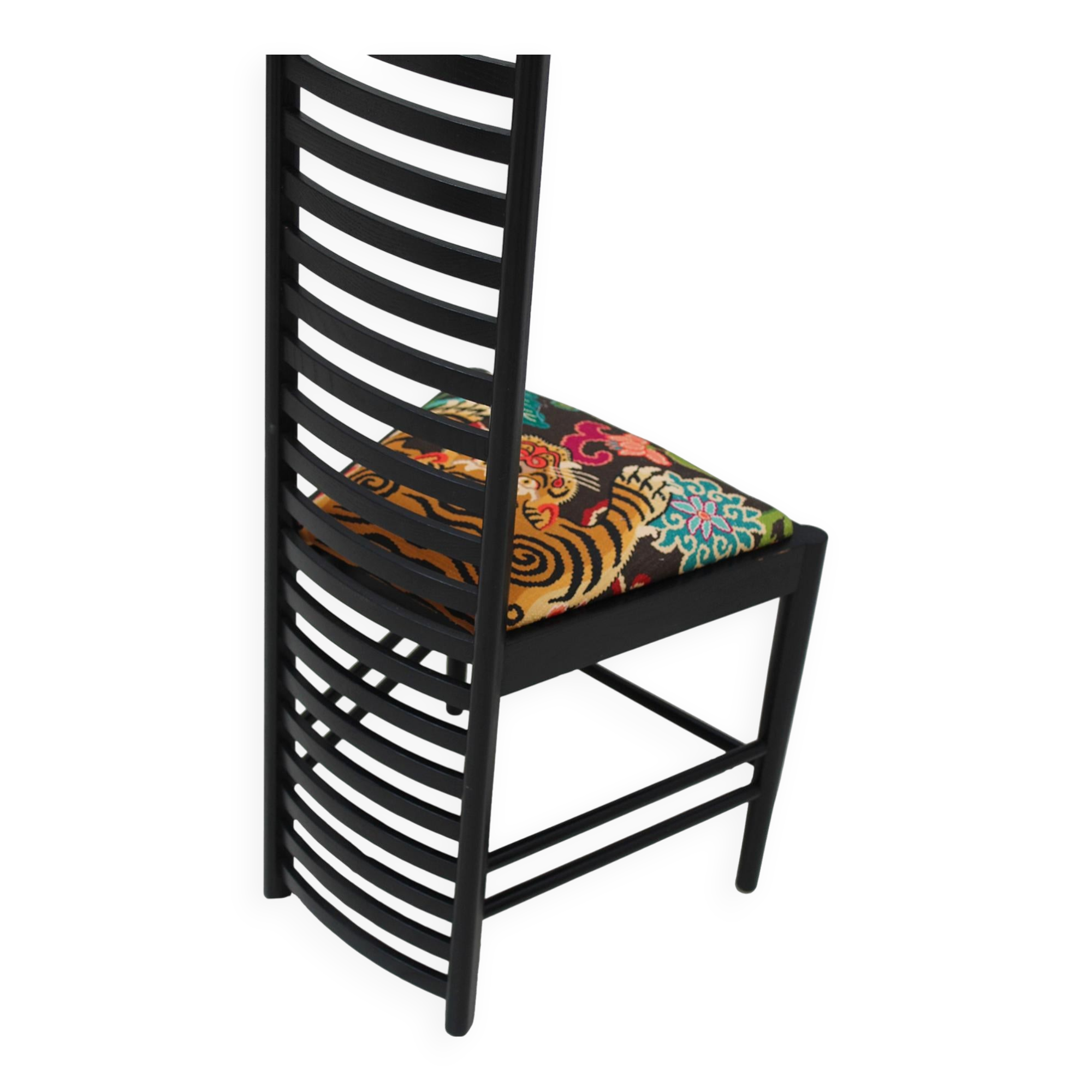 Mid-Century Modern Mackintosh "292 Hill House 1" Italian Pair of Ashwood Chairs