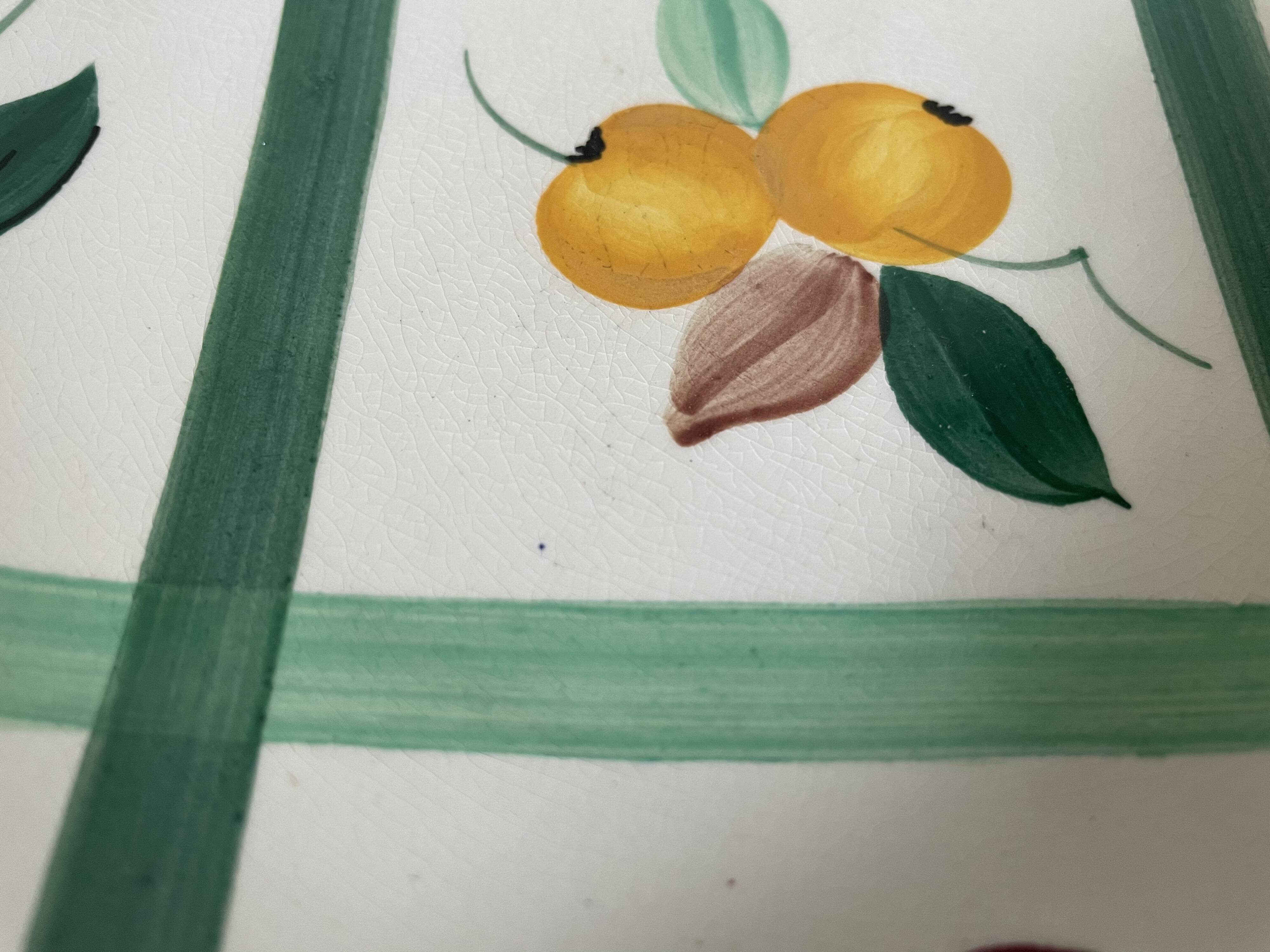 Longchamp dessert plates and oval dish