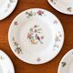 5 Sarreguemines porcelain plates bird decoration