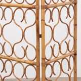 Vintage Rattan room divider or room divider made in Italy 1960