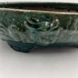 Glazed terracotta planter