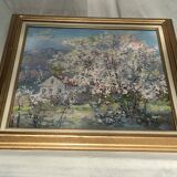 Oil painting on canvas Russian school dimensions: height -64cm - width -67
