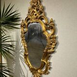 Vintage gold baroque mirror / wall mirror