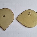 Set of two vintage Moroccan mirrors, 19 cm