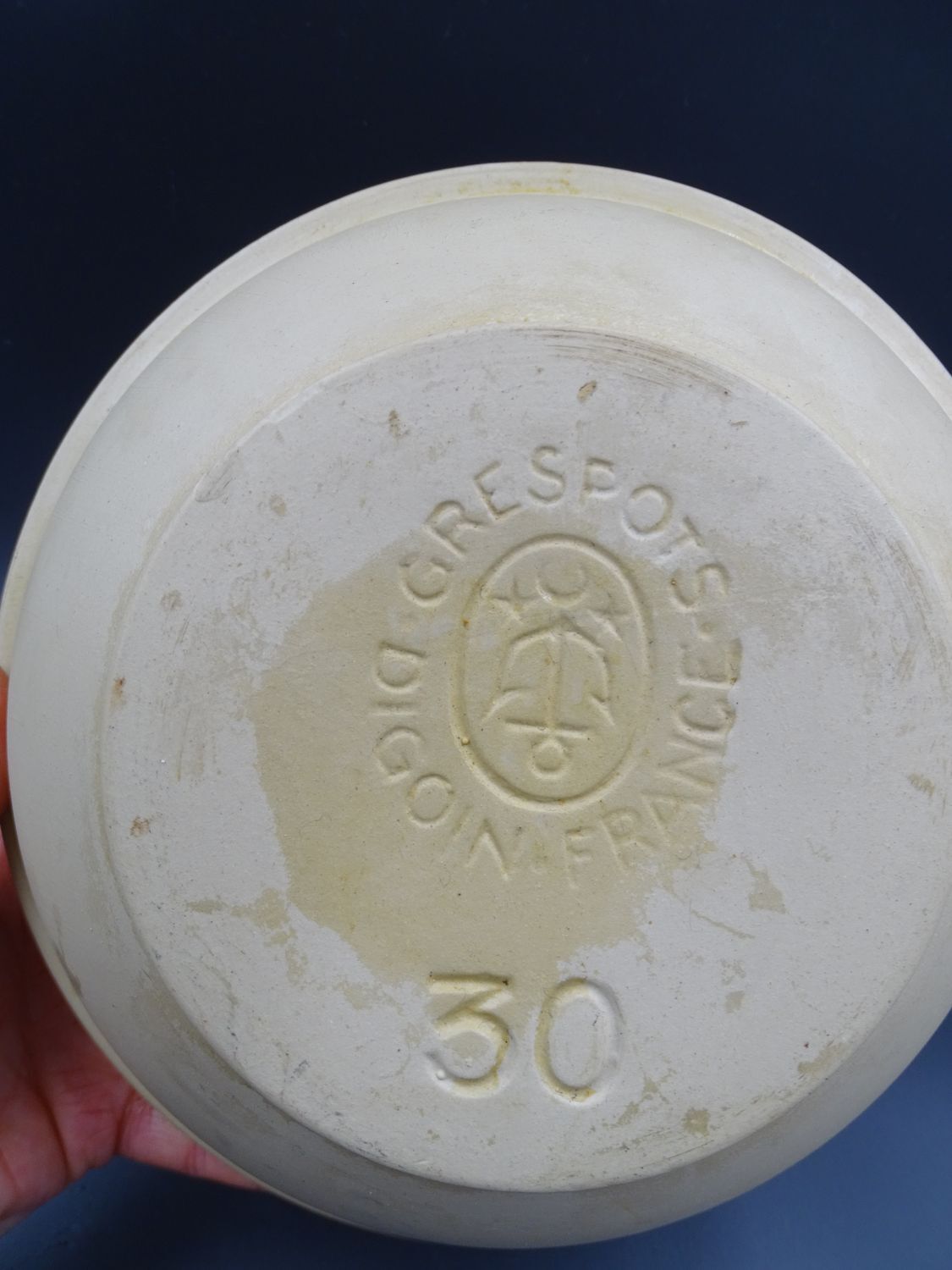 Culinary sandstone bowl or bowl - Digoin circa 1950