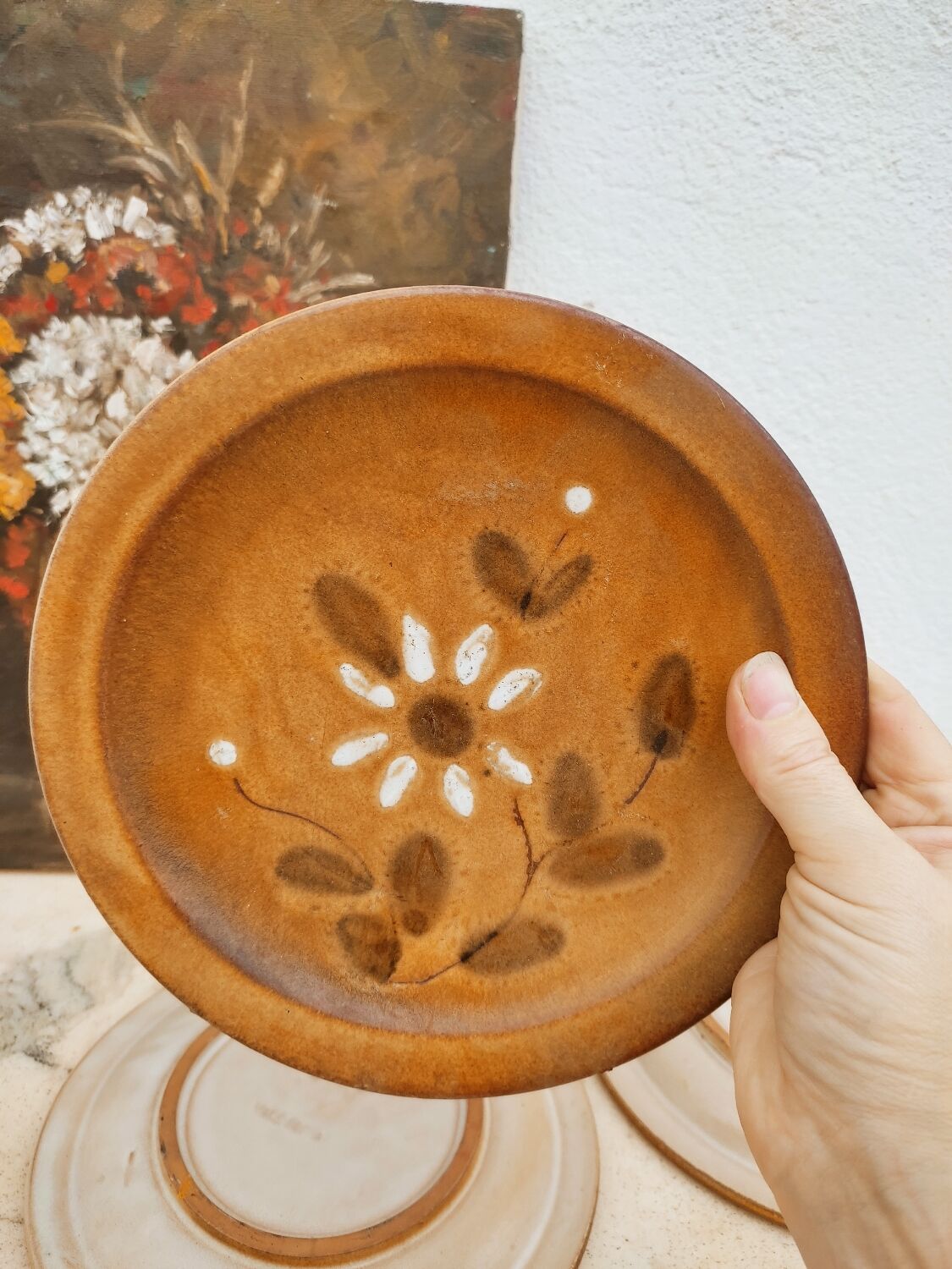 3 Vallauris ceramic plates