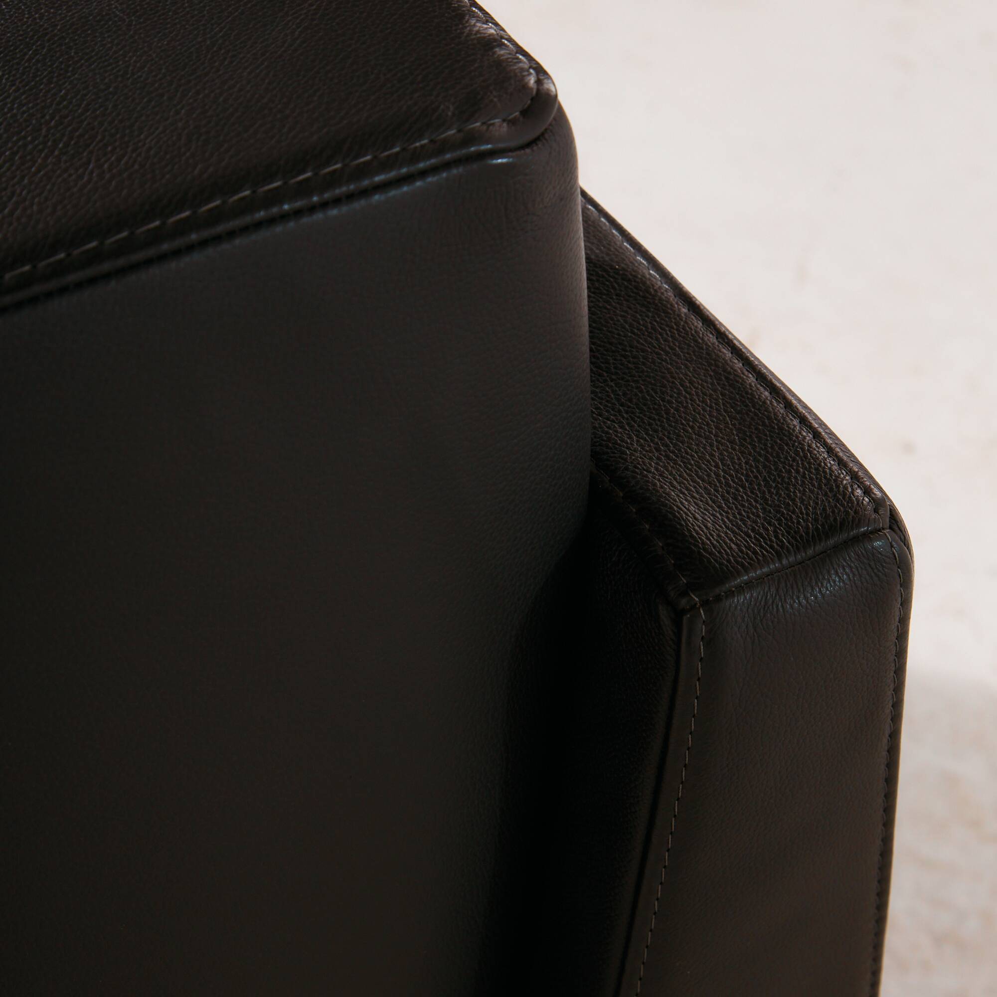 Visalia leather armchair by Coalesse