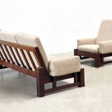 Brutalist sofa set