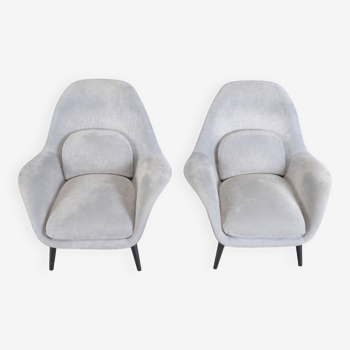 Pair of scandinavian armchairs Federicia edition