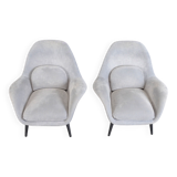 Pair of scandinavian armchairs Federicia edition