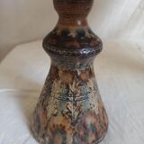 Pair of Courjault ceramic lamps