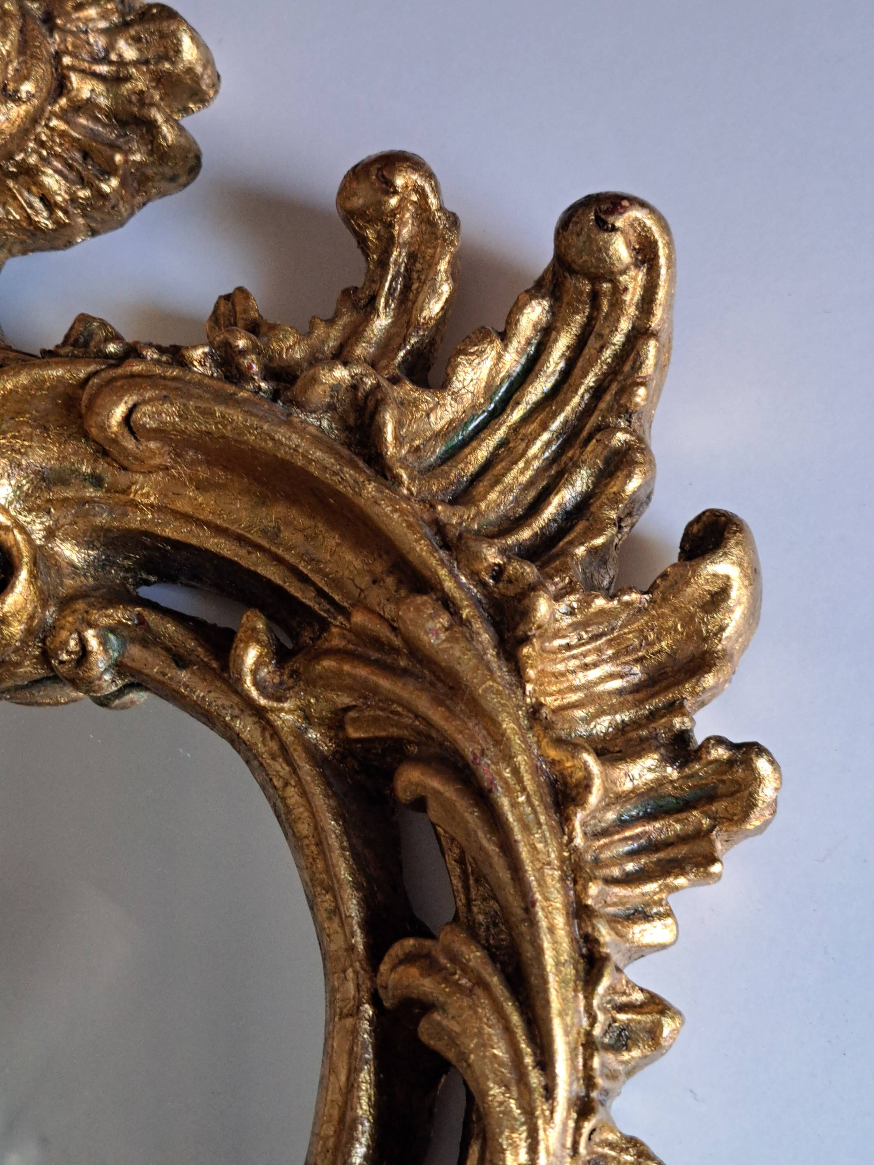 Classic gilded mirror