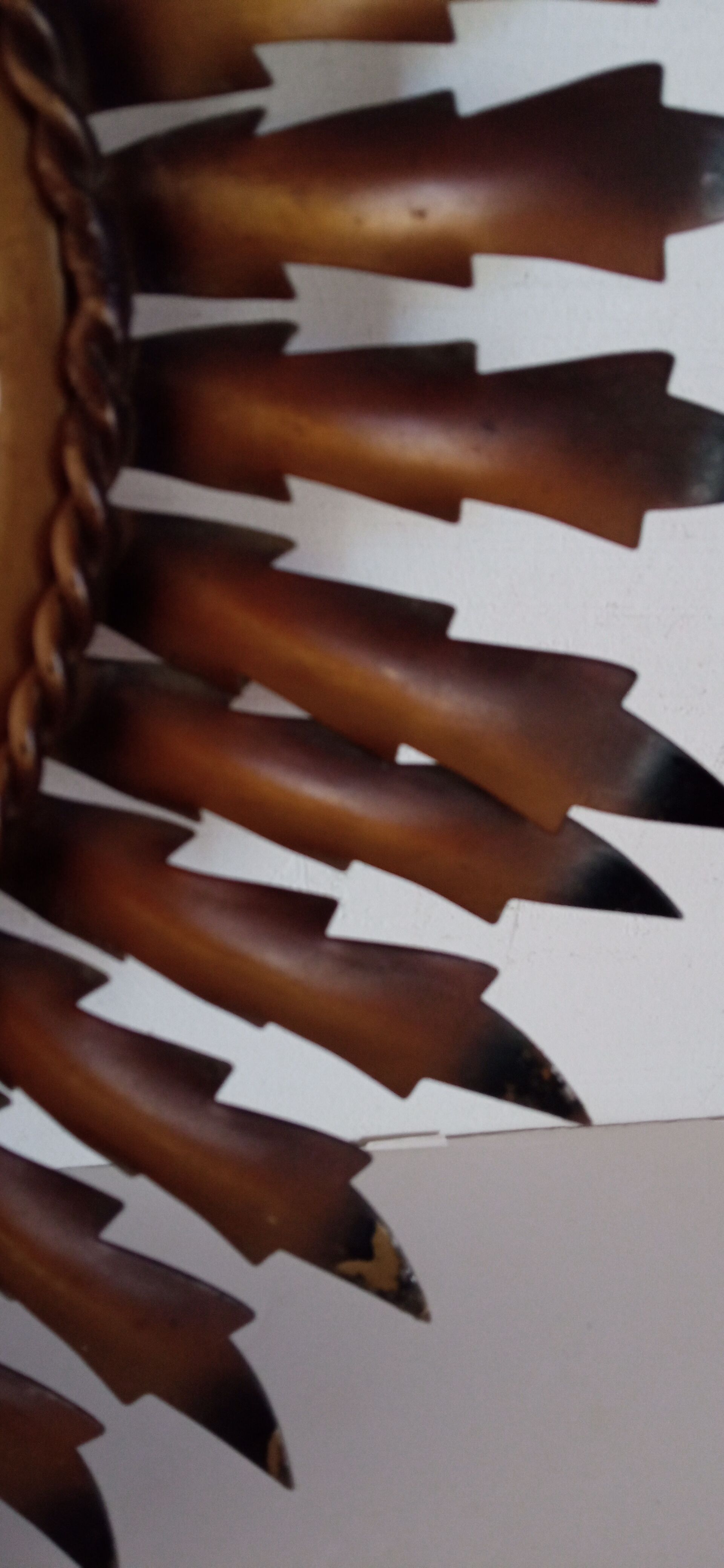 Metal sun mirror, 44 cm