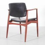 Pair of Scandinavian teak armchairs, model 66