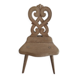 Miniature Alsatian oak chair