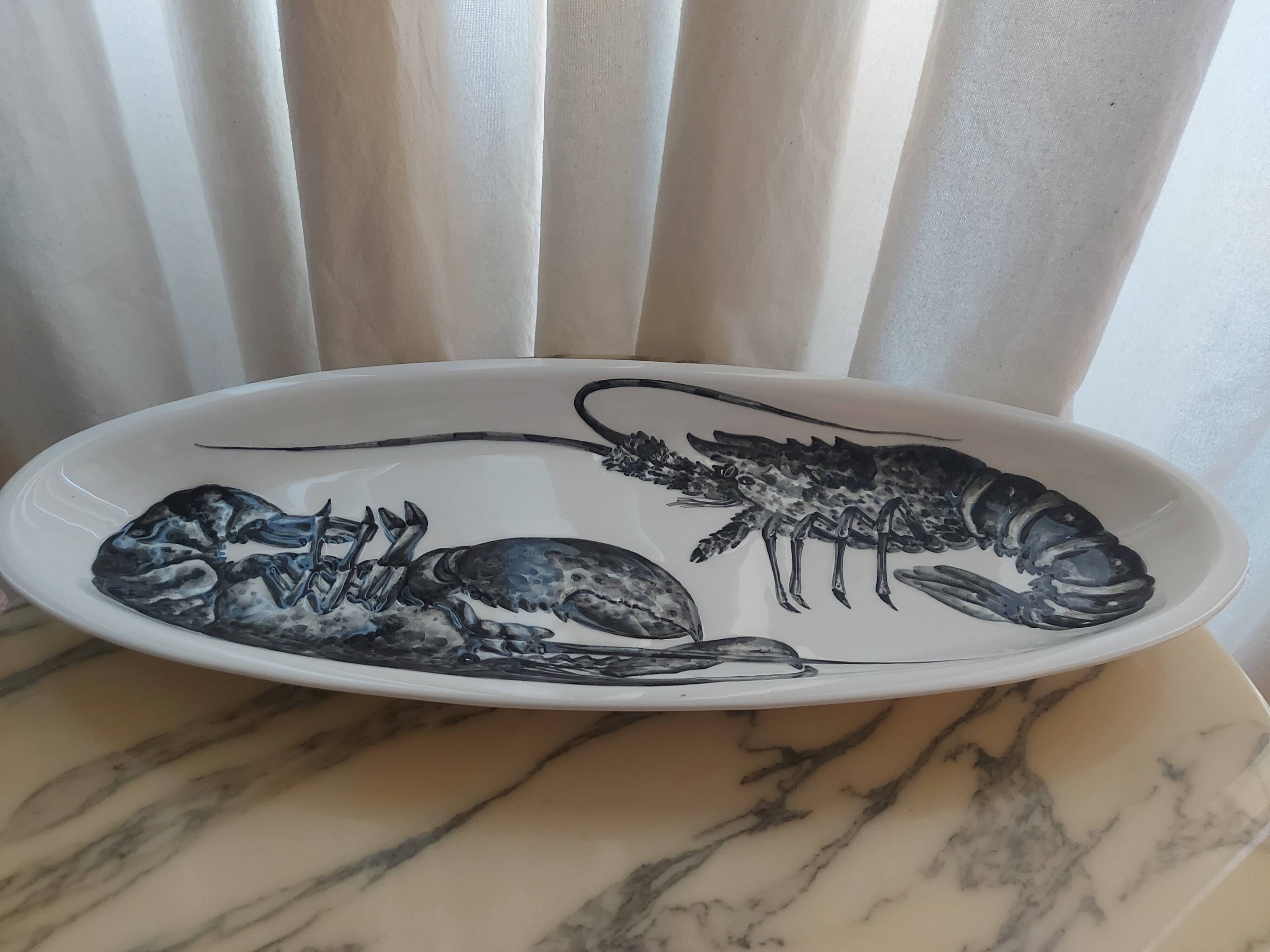 Ceramic dish Proceram lobster