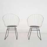 D. Dekker for Tomado wire chairs, The Netherlands 1950's