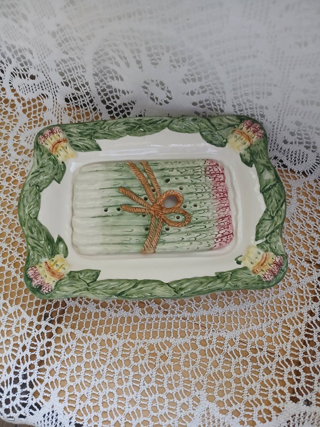 Slush-style asparagus dish