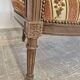 Louis XVI style two-seater sofa bench from the 1900s