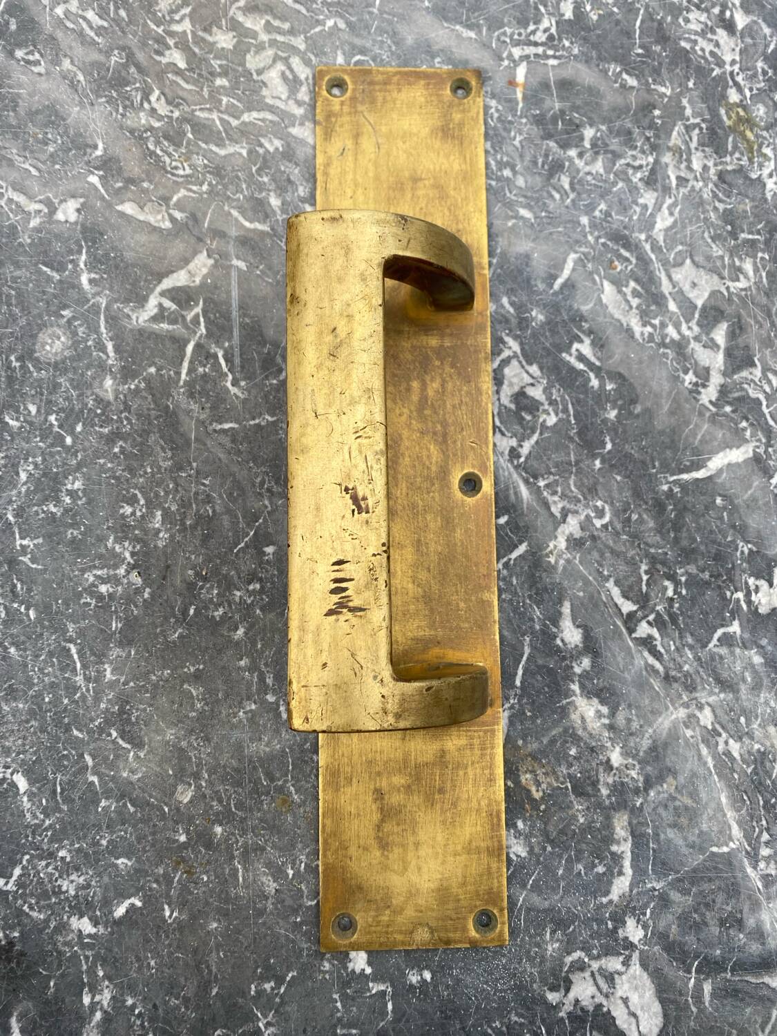 Solid brass door handle, pull handle