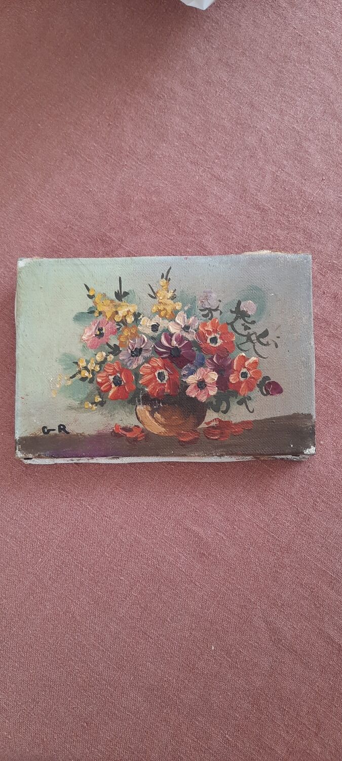 Peinture bouquet de fleurs