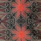 Wool Jacquard plaid with Jamawar design 173 × 109 cm