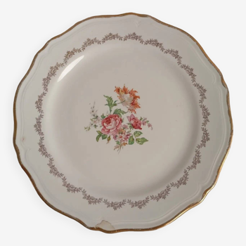 Assiette/plat en porcelaine