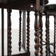 Set of Four Oak Barley Twist Nesting Tables, England, circa 1900n
