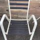 Set de 8 chaises de jardin terrasse vintage 1970