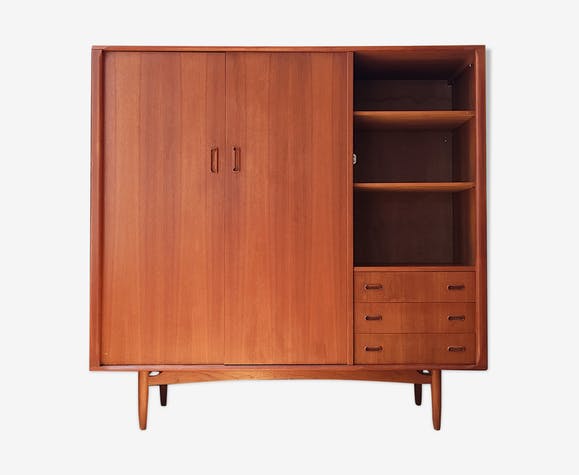 Scandinavian wardrobe in teak